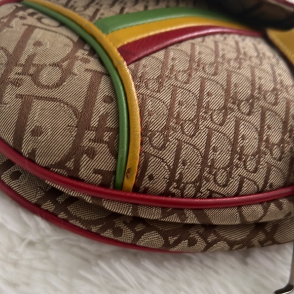 Christian Dior Rasta Trotter Saddle Shoulder Bag Monogram - Picture 7 of 9